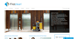 Desktop Screenshot of firstclean.com.ar