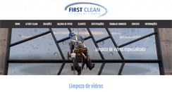 Desktop Screenshot of firstclean.com.br